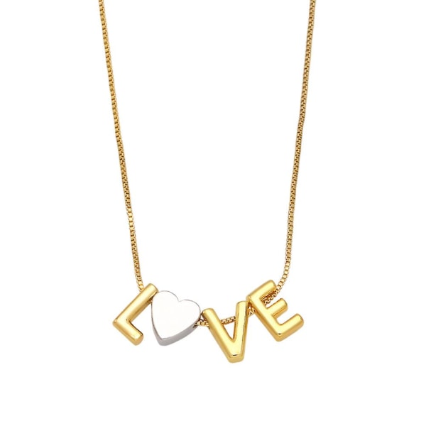 Halsband present till mamma Zircon Heart Stud Modesmycken Ac8372 love