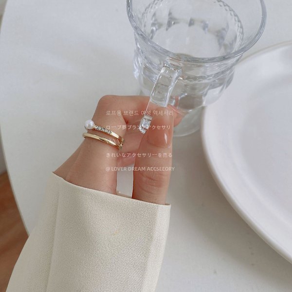 Ring Metallic Element Metallic Element Girls&#39; Modesmycken Ac1980