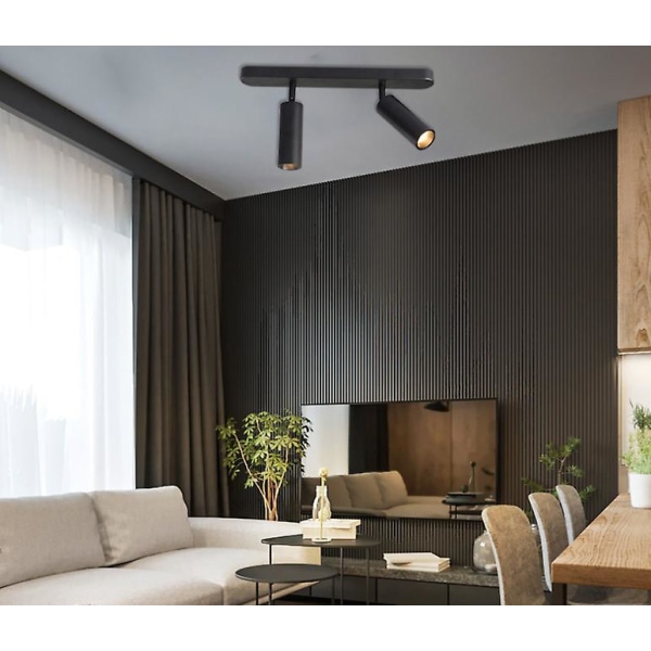 Tre hode spotlight led hjem taklampe dobbelt hode soverom