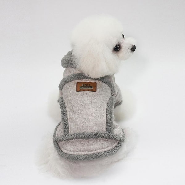 Lemmikkien vaatteet Pienen ja keskikokoisen koiran syksyinen talvipuuvillatakki S