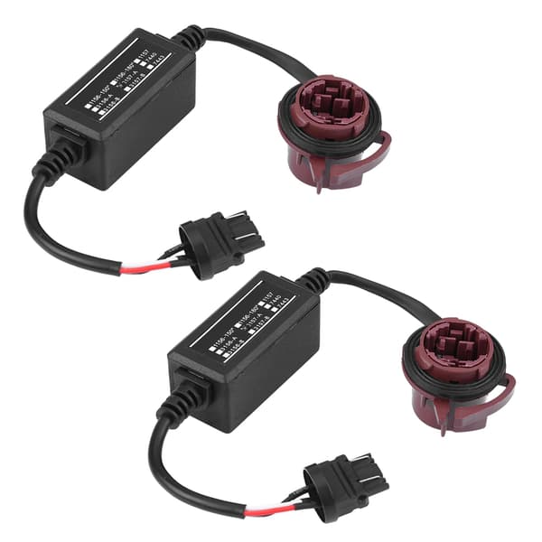 2 stk 3157A LED Dekoder Adapter Anti Hyper Flash Feil Cancel Canbus Brems