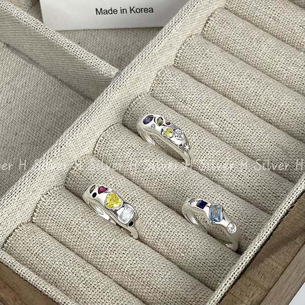 Ringpärlor S925 Silver Modesmycken Ac5233 3