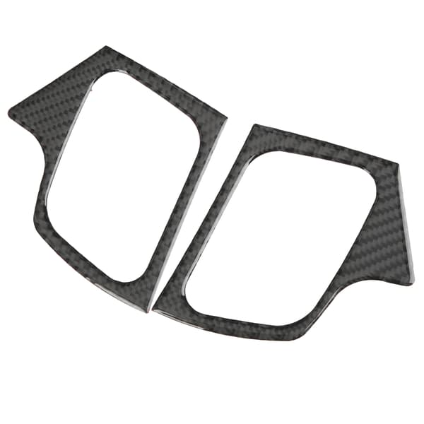 2 st Kolfiber Instrumentbräda Luftventil Trimskydd för Honda CR-V 2016-2019