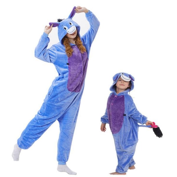 Halloween Julpyjamas Onesie Bodysuit Plysch Rollspel Pyjamas XL