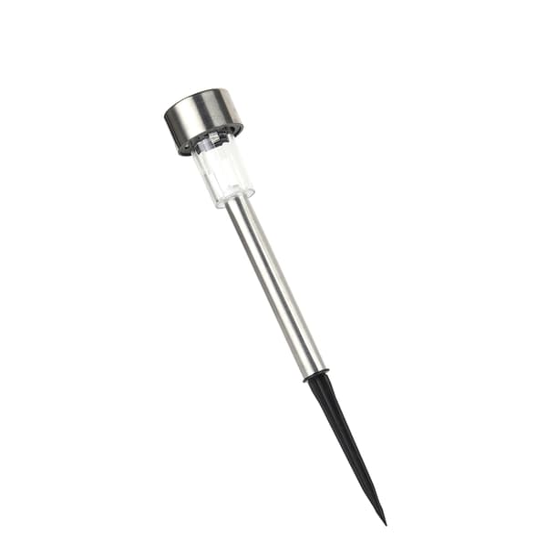 10 stk. Solar LED Hagesti Lys Rustfritt Stål Hage Lampe