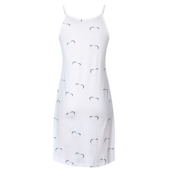 V-pääntie printed Midi Slip -mekko L