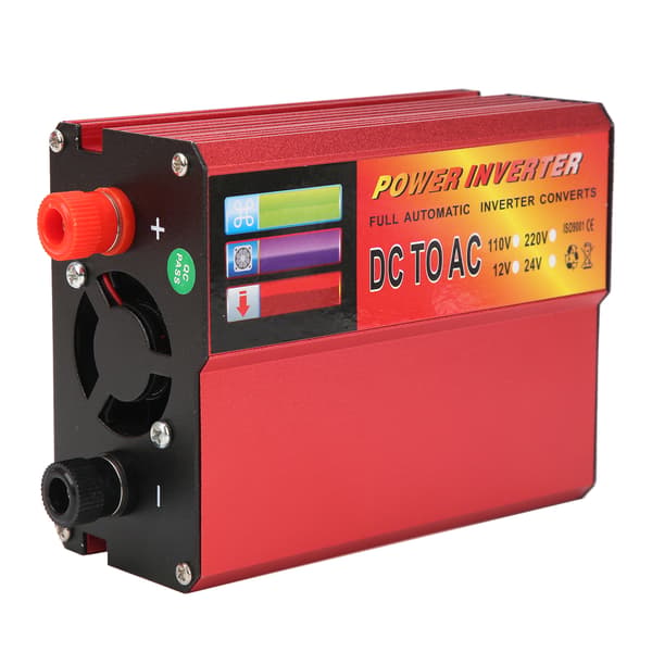 DC12V til AC220V 600W Digital Bilstrømomformer med LED-indikator