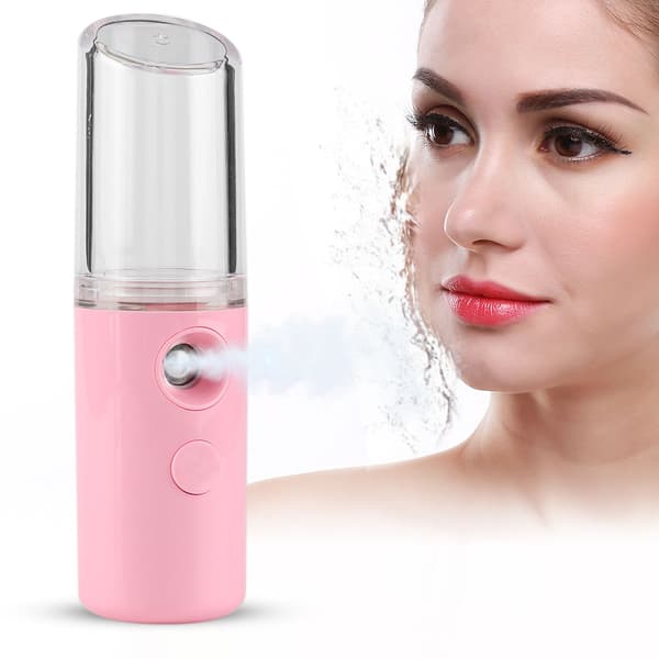 25 ml Nano Atomiserende Ansiktsfuktighetsmist Spray Rosa