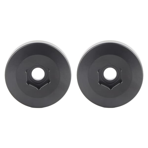 Messinghjulvægte 6 Hul Hex Nav Adapter til 1.9in 2.2in Beadlock Fælgbredde 9mm