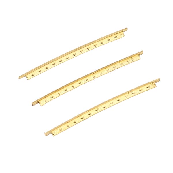 20 st 2,0 mm mässing gitarrband tråd set reservdelar för akustiska trägitarrer