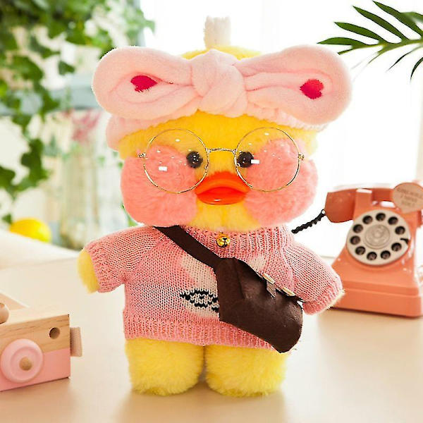 Hyaluronic Acid Duck Doll Plyschleksak Liten gul anka
