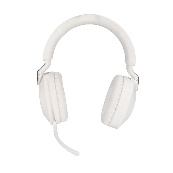 Vikbart Bluetooth Gaming Headset Trådlöst 5.1 Trådbundet Dual Mode Stereo med Mikrofon Typ C Gränssnitt Vit