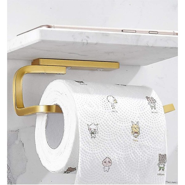 Väggmonterad Toalettpappershållare Med Borrhållare Med Skruvar Marmor Badrumstillbehör