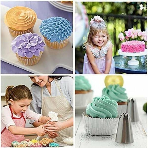 32 deler rustfritt stål DIY konditordyser
