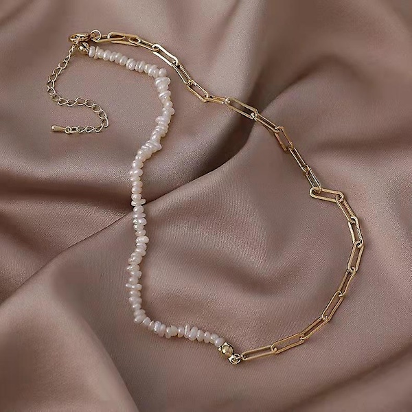 Kaulakoru Vintage Epäsäännöllinen Baroque Pearl Girls&#39; Muotikorut Ac3314 A699