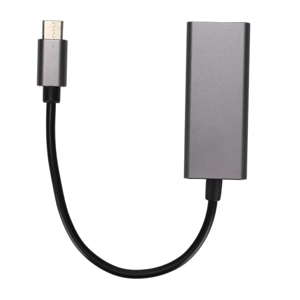 USB C til RJ45 Ethernet-adapter Grå Stabil Overføring for MacBook Pro Galaxy S9 S8 Note 9 100 MB
