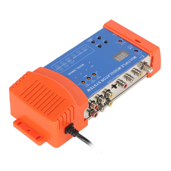 Multi Channel PAL NTSC Modulator System for TV Box AV-kilde 100-240V EU-plugg