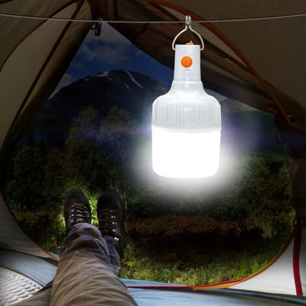Pieces Camping Lyhty, Kannettava lamppu USB ladattavilla paristoilla 500 Lumen Super Bright Outdoor Camping Teltta D