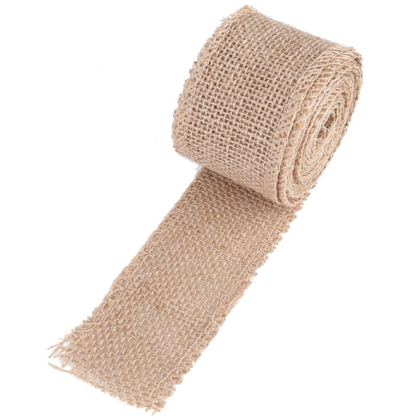 Julepynt burlap rull (5 cm bredde)
