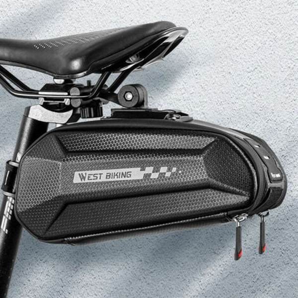 Cykeltaske Ridning Travel Quick Release Let at installere Hard Cover Tasker Reflekterende Strips Vandtæt Utility Riding Tool