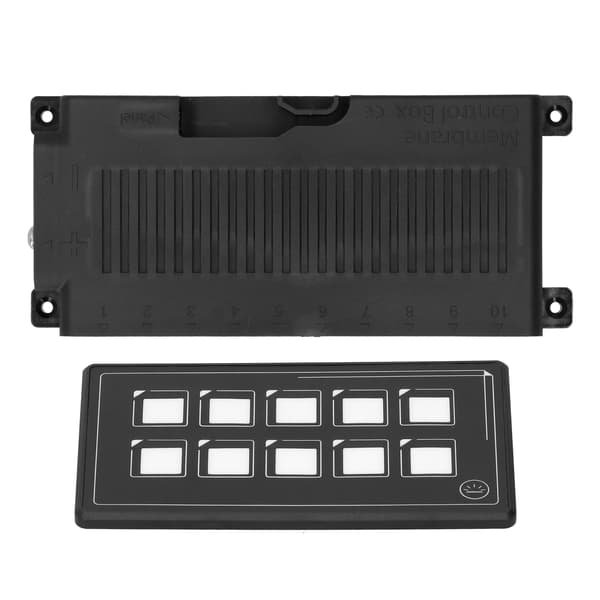 10P Membran Switch Panel Bluetooth APP Kontrol Baggrundslys LED Touch Indbygget PPTC til RV Båd