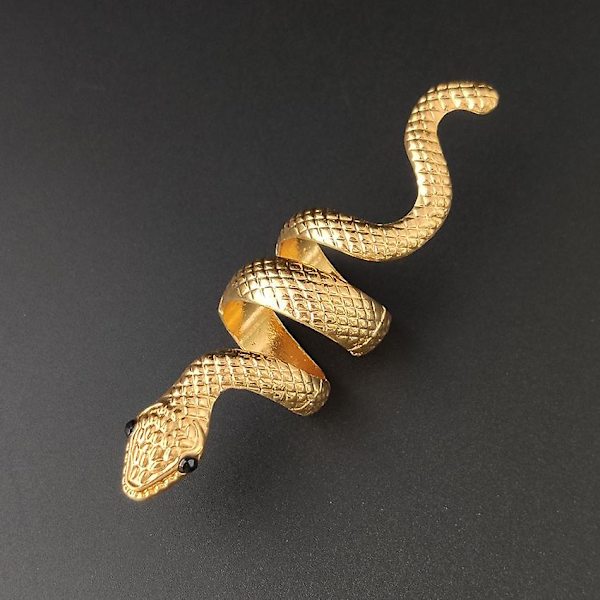 Big Punk Style Retro Snake Ring Legering Ringar För Kvinnor Herr Ringar Mode Smycken Anillos Mujer Anillo Hombre