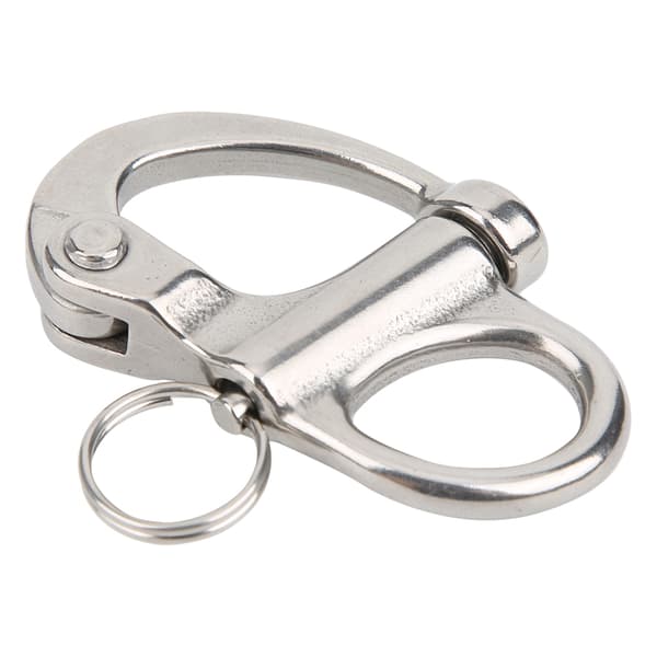 316 Rustfrit Stål Fast Quick Release Snap Hook 70MM til Bjergbestigning Klatring