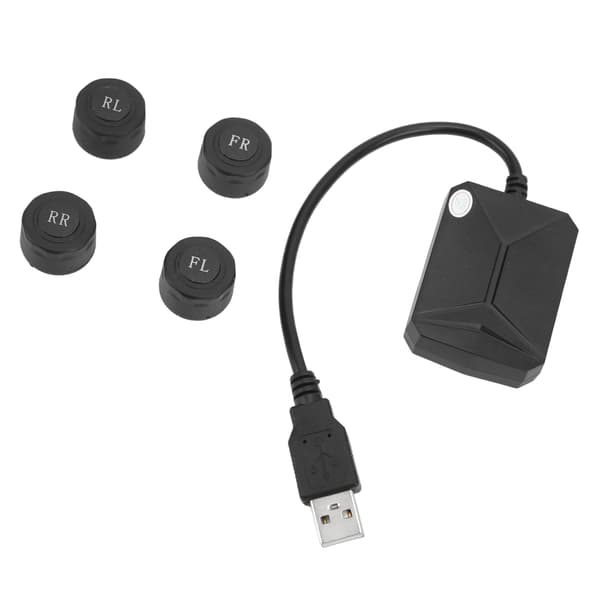Trådløst dæktryksovervågningssystem 4 interne eksterne sensorer Android Navigation USB-interface Universal
