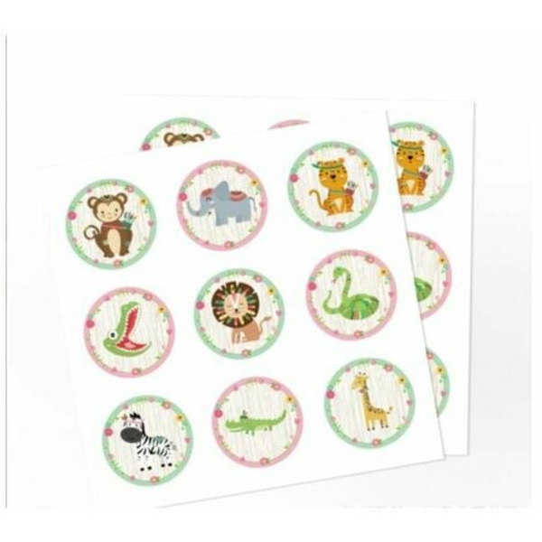 24 stk papirgaveposer Fargerike godteriposer med klistremerker til jul, bursdagsselskaper, bryllup LYCXAMES