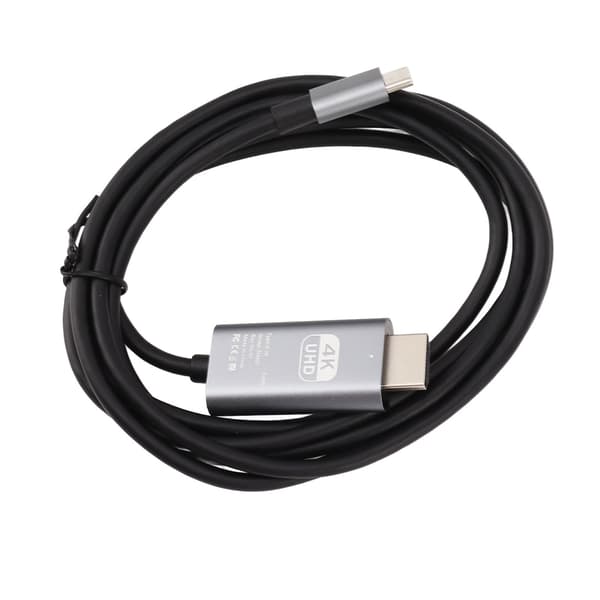 USB C til HDMI Kabel 4K 30Hz Plug and Play UHD Adapter
