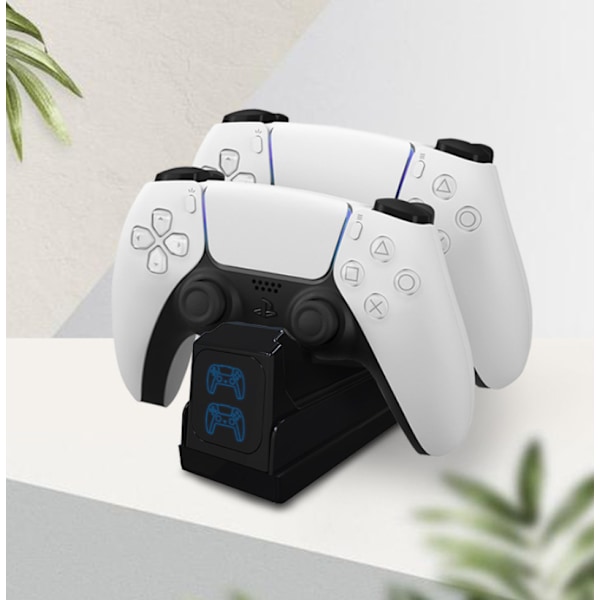 PS5-kontroller ladestasjon Black