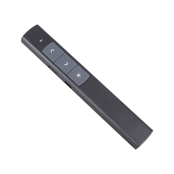 USB genopladelig laserpointer sort 328ft kontrol præsentationsklikker til klasseværelse kontormøde