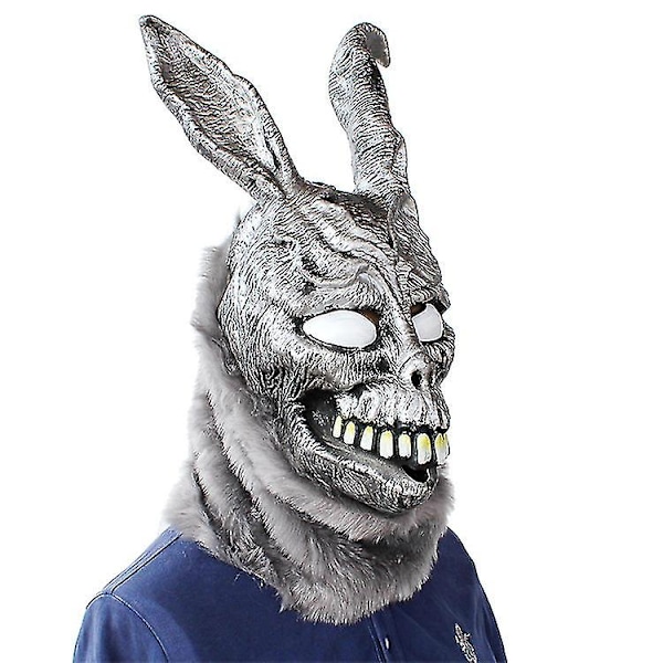 Halloween Horror Party Ghost Rabbit Frank Rabbit Latex Mask