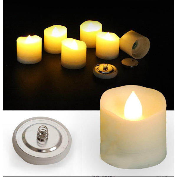 Simuleringstid ljus LED-ljus (6st)