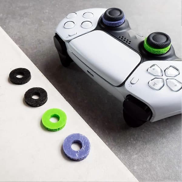 Precisionsringar, Aim Assist Motion Control för PS4, PS5, Xbox One, XBX, Switch Pro & Scuf Controller (Svart/Lila/Grön)