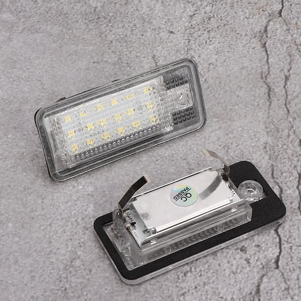 LED-registreringsskyltslampor för Audi, par