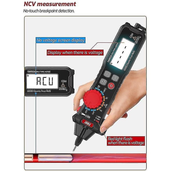 Digital intelligent voltmeter av penntyp
