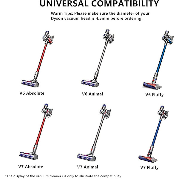 Dyson V7 Dammsugare Borst Roller Byte