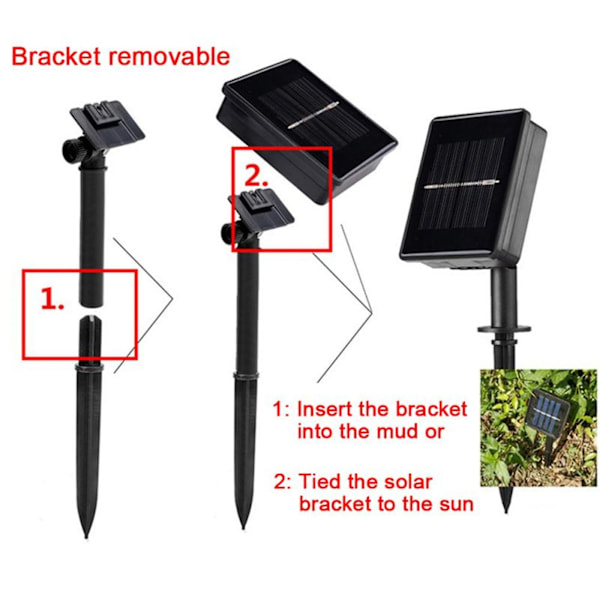 Bee Solar Led Fairy String Light Outdoor Garden Decor Lamp 5 meters 20 lights