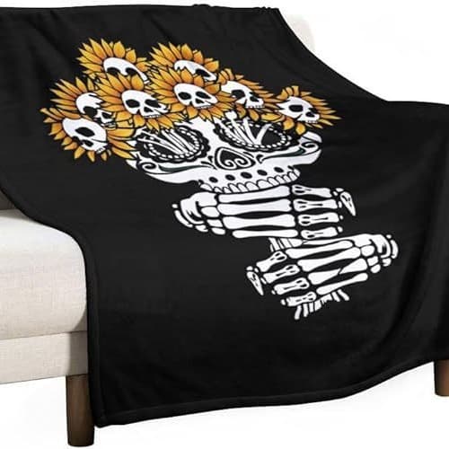 100CM x 130CM Halloween-tæppe, perfekt til sofafester og senge - 6