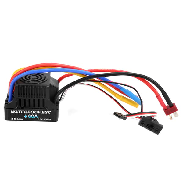 RC 60A børsteløs elektronisk hastighetskontroll ESC for 1/8 1/10 RC-bil
