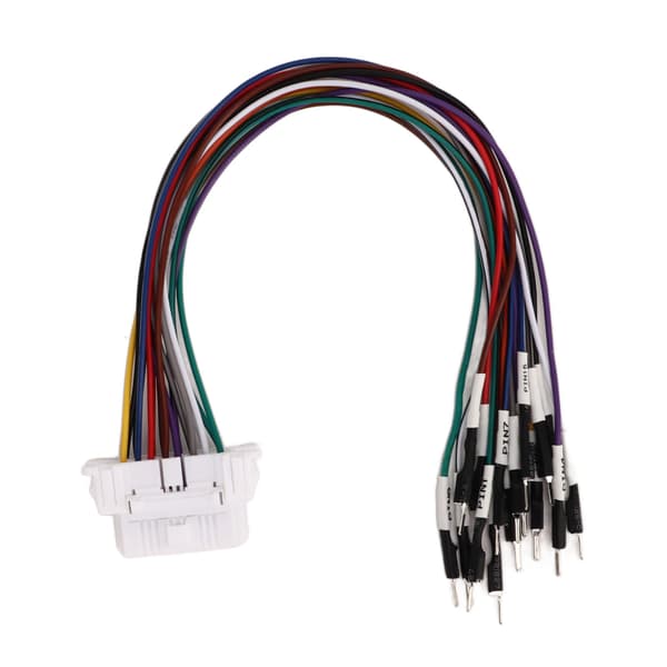 16-pin OBD2-stikkabel, svejsefri diagnostisk jumperadapter, fjernelse af fejlkoder