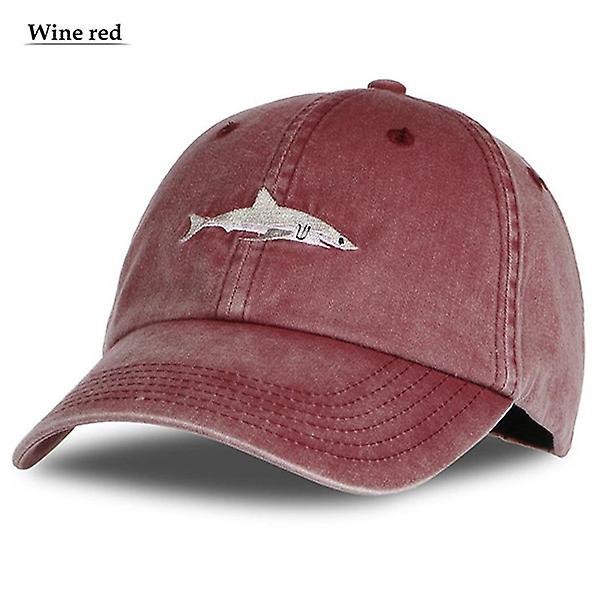 Shark-brodert baseballcaps