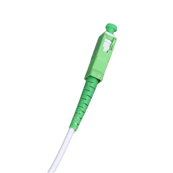 Optisk modemförlängningskabelsats Pansrad Singelmod SC Patchkabel med Flänskontakt för FTTH FTTB FTTP SC APC 5m / 16.4ft