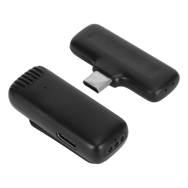 Trådlös Lavalier Slipsmikrofon Brusreducering Auto Sync Plug Play Auto Pairing Clip On Mic