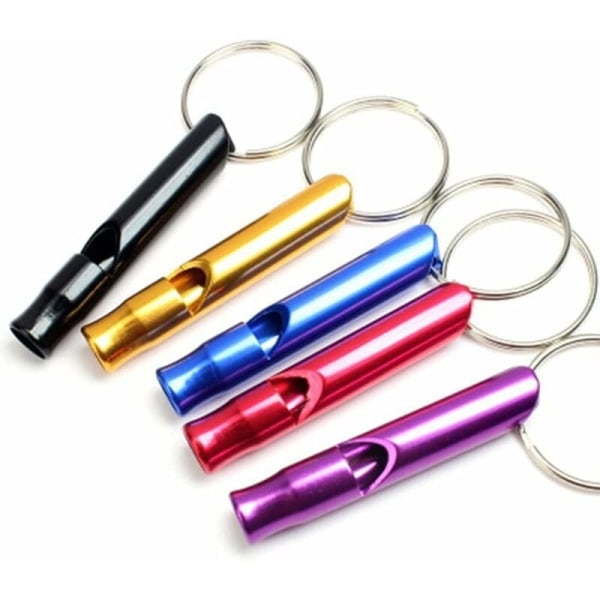 5 st Travel Outdoor Whistle Metal Training Whistle (huvudbildens färg),