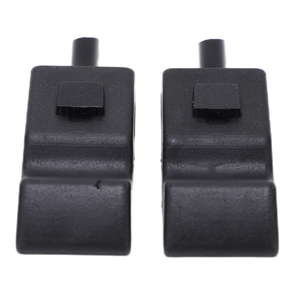 2 stk. Bildørlåseknop Tab 15214027 ABS Ebenholts Sort Udskiftning til Chevrolet Avalanche 2007 2013