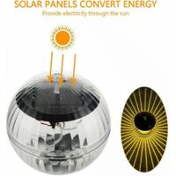 Aurinkoenergialla kelluva lampivalo, vedenpitävät uima-altaan valot puutarhavalot LED-allasvalot lampikoristelu ulkokäyttöön puutarhaan, pihaan, uima-altaaseen