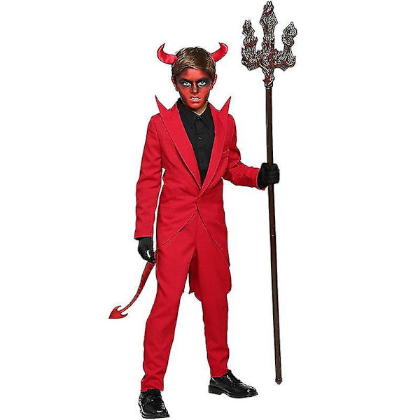 Børne Red Demon Devil Sets L Boys