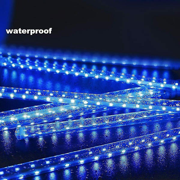 10 putkea 30cm Led Meteor Rain Light Vedenpitävä ulkosuihku Sadevalot Jouluun Hääjuhliin Ilta Kotipuu Puutarha (sininen) Cisea